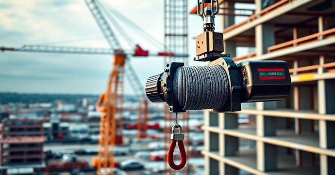 Guincho El&eacute;trico na Constru&ccedil;&atilde;o Civil