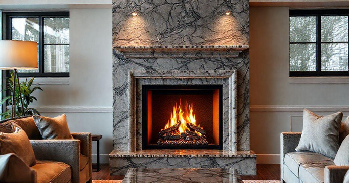 Lareira de granito: eleg&acirc;ncia e efici&ecirc;ncia para o seu lar