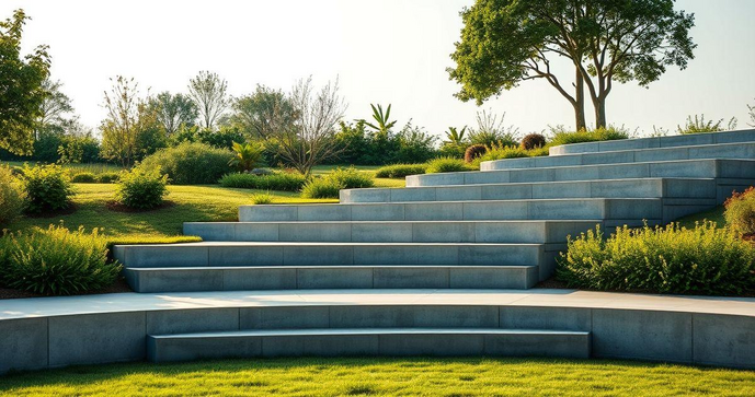 Degraus Pr&eacute; Moldados em Concreto: Praticidade e Estilo