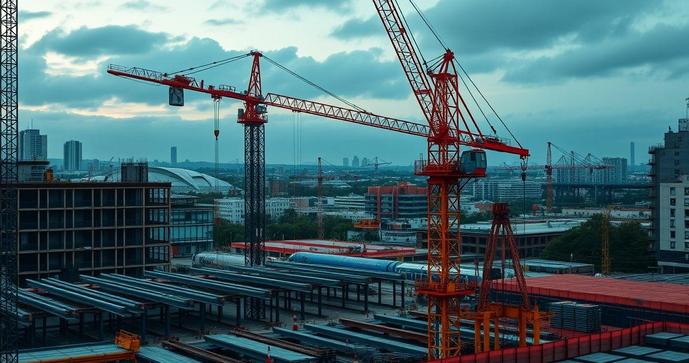 Guindaste para Constru&ccedil;&atilde;o Civil e Suas Vantagens Essenciais