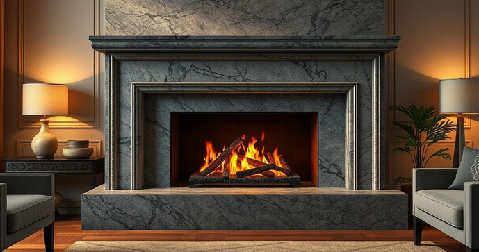 Lareira de granito transforma ambientes: descubra suas vantagens e estilos