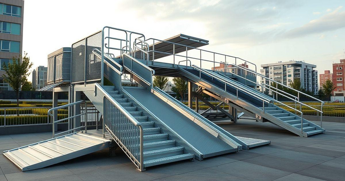 Rampa em Estrutura Met&aacute;lica: Vantagens e Tipos Para Seu Projeto