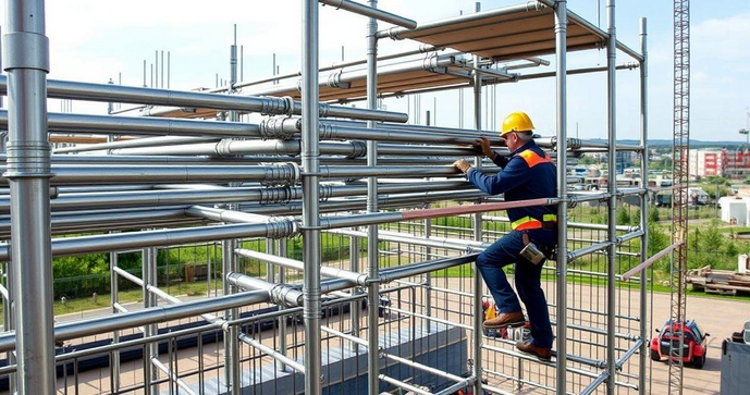 Montagem de Andaime Tubo e Bra&ccedil;adeira: Guia Completo para Profissionais