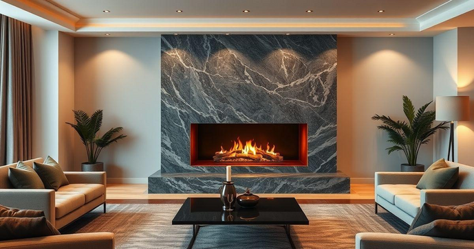 Lareira de Granito: Como Escolher e Decorar com Estilo e Conforto