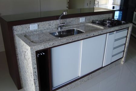 Bancada de cozinha granito
