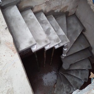 escada caracol de cimento preço