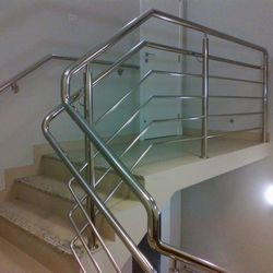 Corrimão e guarda corpo em aço inox