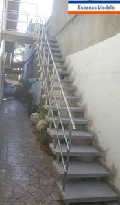 corrimão guarda corpo escada