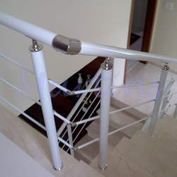 Corrimao tubular aluminio Corrimao tubular aluminio