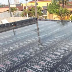 Impermeabilização de laje com manta Impermeabilização de laje com manta