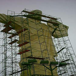 Montagem de andaime tubo e braçadeira Montagem de andaime tubo e braçadeira