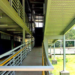 Rampa em estrutura metálica Rampa em estrutura metálica